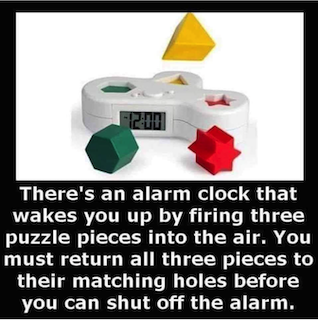 crazy alarm clock, build