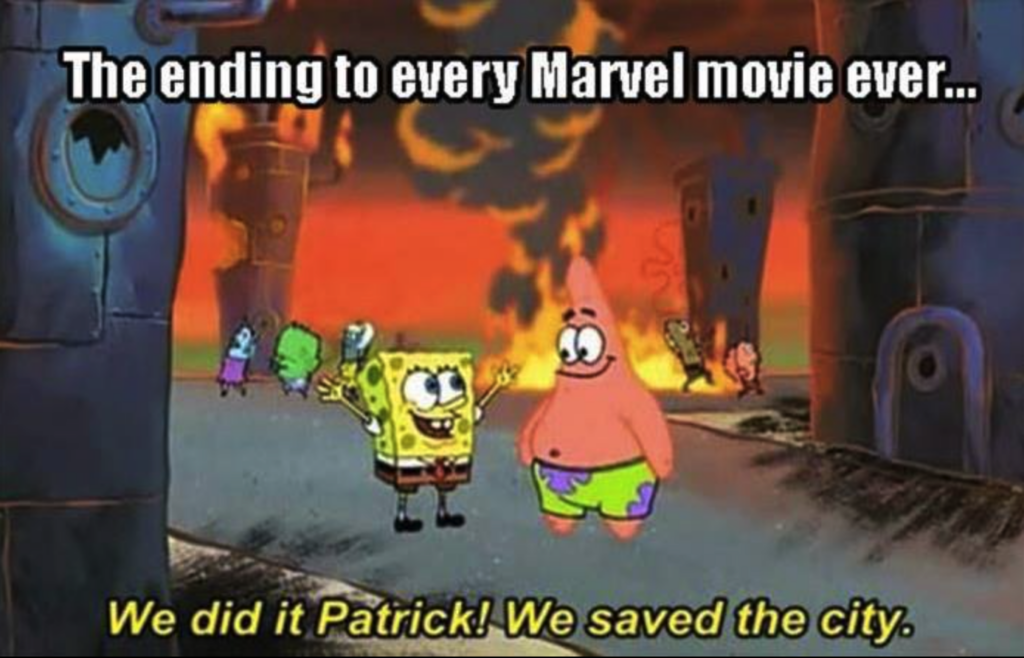 Sponge Bob meme marvel funny, agency